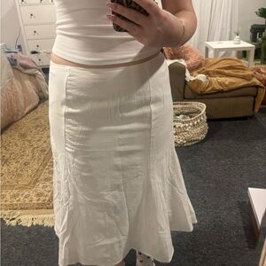 Peppermayo Linen A-Line Skirt